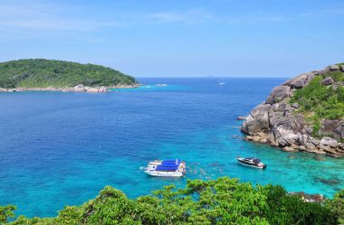 Turistler Koh Similan şnorkel
