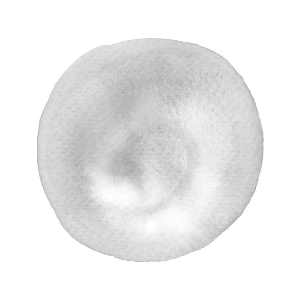 Aquarelle ronde grise sur fond blanc — Image vectorielle