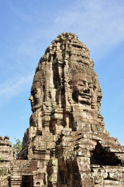 Face of Bayon temple in Angkor Thom — Stock Photo, Image