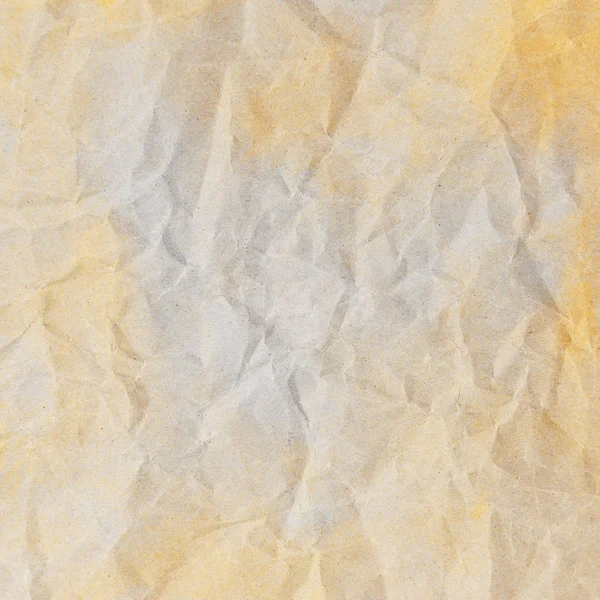Текстура коричневой смятой бумаги — стоковое фото