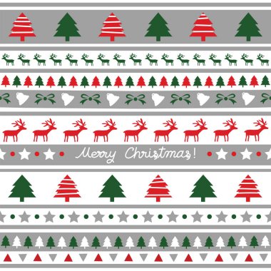 Dekorasyon için seamless Noel modeli