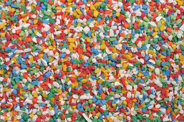 Pequenos chips coloridos de mármore — Fotografia de Stock