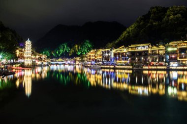 fenghuang antik kenti, gece