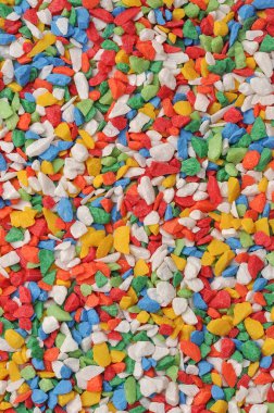 Renkli küçük fiş mermer