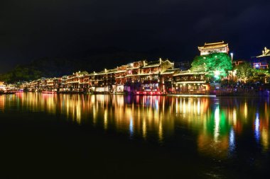 fenghuang antik kenti, gece