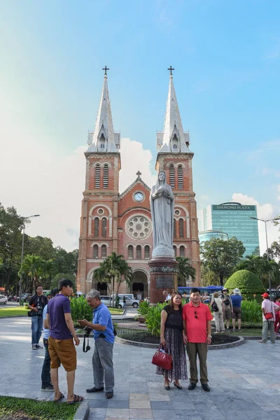 Cattedrale di Notre Dame a Ho Chi Minh — Foto Stock