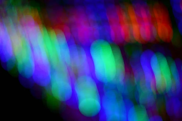 Färgglada suddig oskärpa lampor på natten — Stockfoto