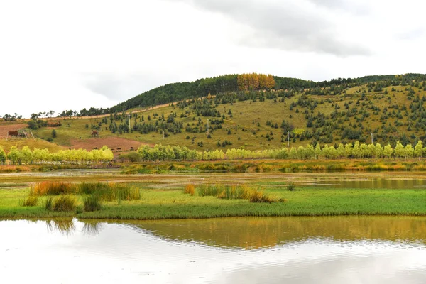 Landscape view in Shangri-La — Stock Photo, Image