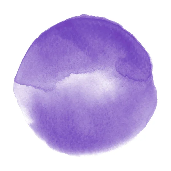 Абстрактная фиолетовая акварель на белом фоне — стоковое фото