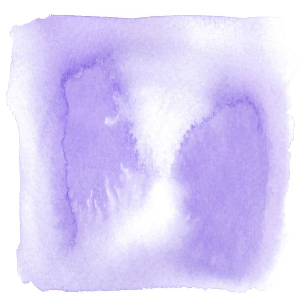 Aquarelle violette abstraite sur fond blanc — Photo