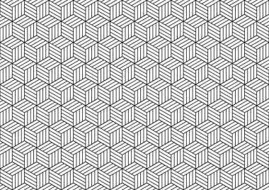 Siyah ve beyaz geometrik desen arka plan