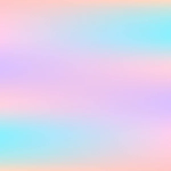 Fundo holográfico abstrato com cores pastel — Vetor de Stock