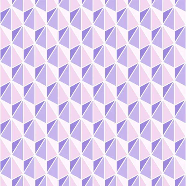Täckmall design med violett och rosa geometriskt mönster — Stock vektor