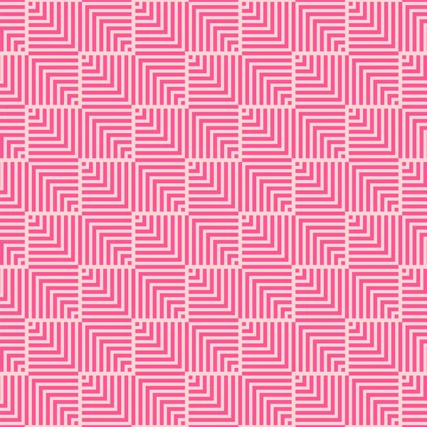 Diseño de la plantilla de cubierta con patrón geométrico rosa — Archivo Imágenes Vectoriales