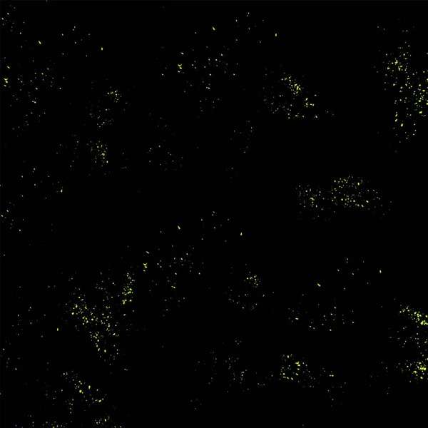 Зеленые Брызги Акварели Черном Фоне Дизайна — стоковый вектор