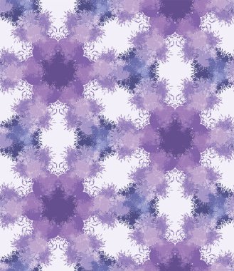 Bulanık Shibori kravat boyası soyut sıçrama arkaplanı. Beyazlara karşı bembeyaz olan kusursuz desen. Düzensiz daldırılmış batik tekstil için bahar leylak pasteli. Değişik soluk desenli moda kumaşı.