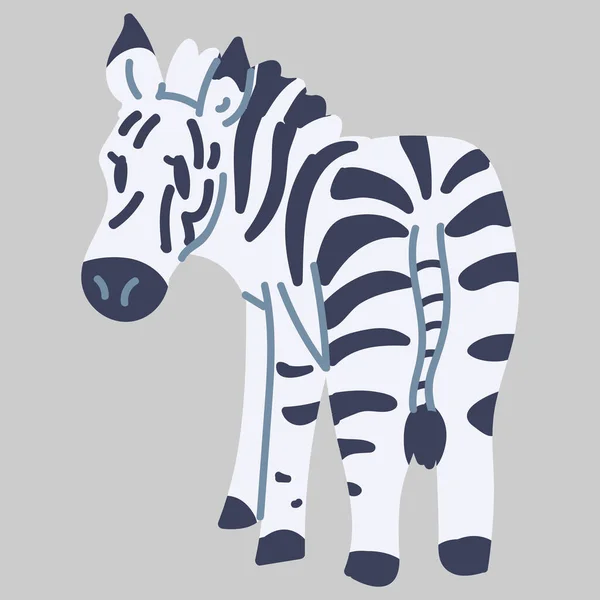 Adorable Dessin Anime Vectoriel Sans Doublure Zebra Standing Clip Art Image Vectorielle Par Limolidastudio Gmail Com C Illustration