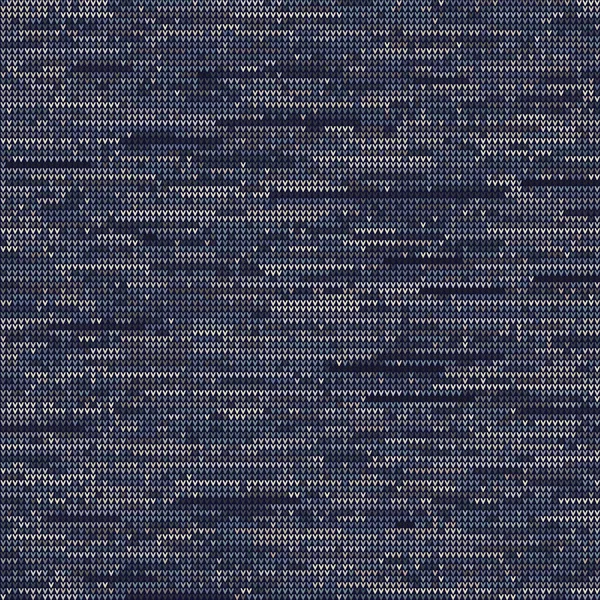 Przerabiany Drutach Marl Variegated Heather Texture Background Denim Gray Blue — Wektor stockowy