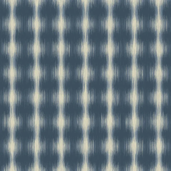 Ikat Polka Dot Marl Fondo Textura Variada Denim Indigo Gray — Archivo Imágenes Vectoriales