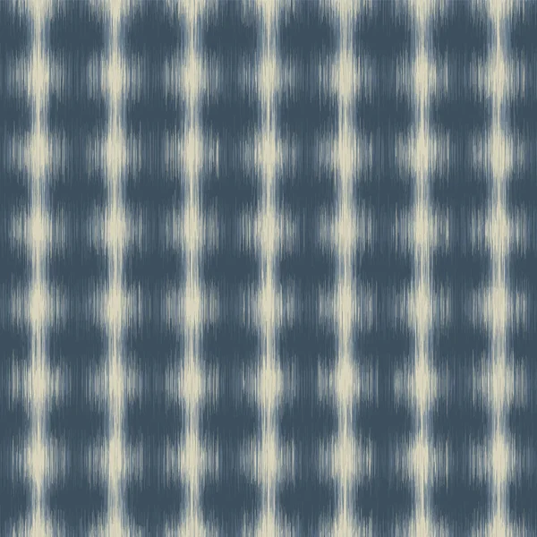 Ikat polka dot merl bunte Textur Hintergrund. Jeans indigo grau blau gemischt. verblasste Säurewäsche nahtlose Muster. Blutende Krawatte Farbstoffeffekt Textil, Melange auf dem ganzen Druck. Vektor Folge 10 — Stockvektor
