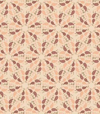 El yapımı Indiennne Paisley Motif Kusursuz Desen. Mozaik Arkaplan 'da Arabesk Buta Foulard Tasarımı' nı süsleyin. Boyalı Ogee Bohemian Tekstil, Vector Eps 10 Döşemedeki Duvar Kağıdı Yazısı. 