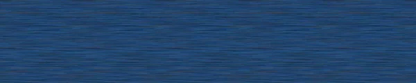 Темно-синій джинсовий марл Вектор Безшовні рамки Візерунок. Ефект похмурих джинсів Ефект обрізання. Індиго Космічна пофарбована текстура Тканина Текстильний фон. Бавовняна футболка Melange Banner edging Bordure. ЕПС 10 — стоковий вектор