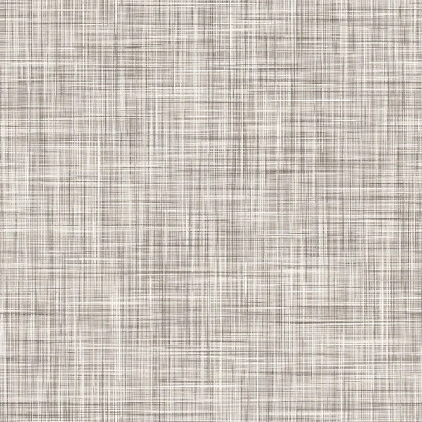 Natural Cinza Francês Linen Textura Fundo. Velho padrão sem costura de fibra de linho Ecru. Fio Orgânico Close Up Weave Tecido para papel de parede, Embalagem de pano de saco, Tela. Vetor EPS10 Repetir Telha — Vetor de Stock