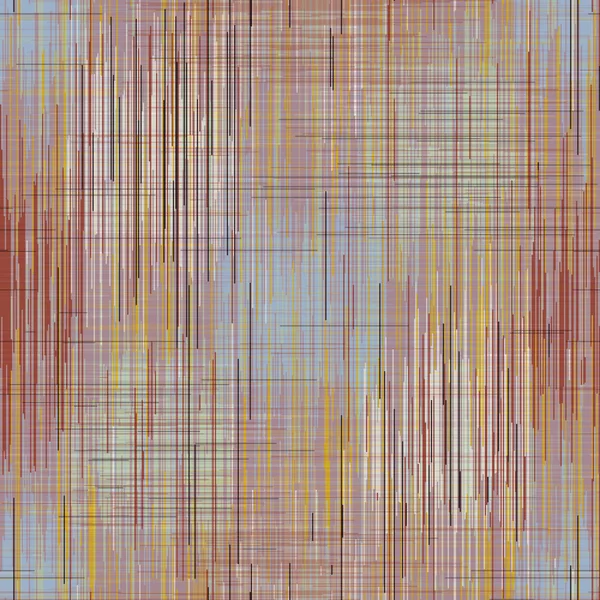 Ombre Ikat tingido tecido textura padrão sem costura. Blended Variegated Glitch Stripe Background com bordas de cores sangrantes. Efeito listrado vertical com cores de tinta de bloco de cor. Repetir Vector EPS 1o Telha — Vetor de Stock