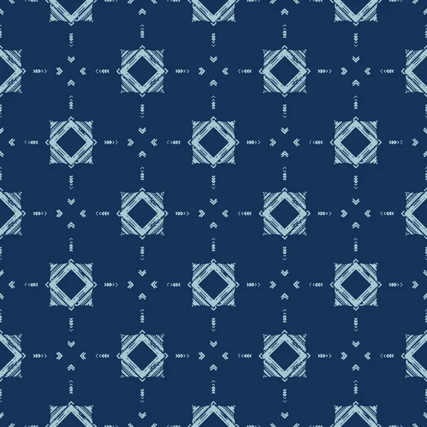 Elhalványult Geometriai Nyakkendő Festék Hatás Háttér Zökkenőmentes Minta Absztrakt Textil — Stock Vector