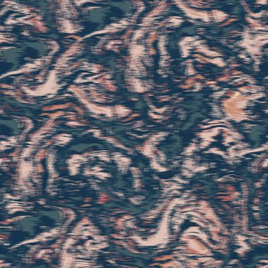 Mermer varyasyonlu Ikat duvar halısı dokusu. Geçmişi. Hint Etnik Dokuma Melanj Efekti. Klasik Halkın Kusursuz Şablonu. Her tarafı duvar kâğıdıyla kaplanmış. Vektör Eps 10