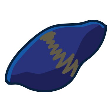 Eylül klip sanatı için Safir kristal doğum taşı. Mystic doğum günü için değerli bir taş sipariş etti. Mavi hazine çizimi düz renkli. İzole edilmiş ezoterik vektör Eps 10. 