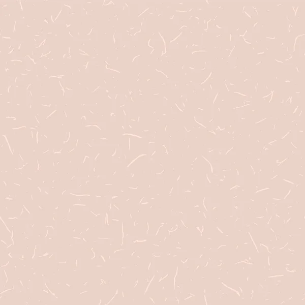 Fondo de textura de papel de morera Washi. Flecks de fibra natural rosa pálida en color rosa amortiguado orgánico. Impresión reciclada de toda la mancha. Superficie de decoración casera japonesa. Vector de repetición de baldosas EPS 10 . — Vector de stock