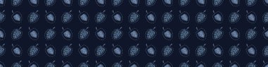 Shibori Banner Geçmişi. Boyalı İndigo Mavi Dalga Kenarlı Doku. Beyazlatılmış, el yapımı, kusursuz desen. Suluboya su klasik Japon ya da Endonezya kurdelesi. Vektör Döşeme 10 Eps tekrarla