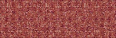 Yumuşak Bulanık Damask Ikat Duvar Dokuması. Kusursuz Sınır Kalıbı. Soyut Uzay Boyalı Benekli Motif Melanj Efekti. Multicolor Heathered Spice Ikat. Bay Tekstil Kurdelesi Kenarlı. Vektör Eps 10