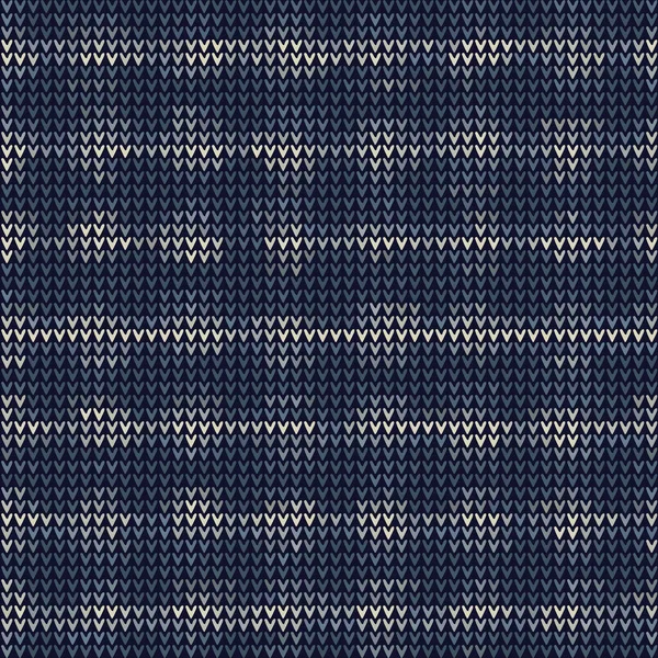 雅典娜 · 巴莱赫，斑点条织马儿，背景各异。 冬季北欧无缝图案。 深蓝色的让 · 纹理。 对领带染料效果纺织品，马兰根全印. — 图库照片
