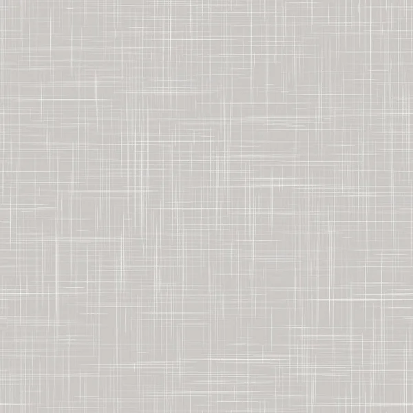 Textura de lino Fondo. Estilo francés gris blanco natural. Neutral Unbleached Ecru Flax patrón de fibra sin costura. Hilo orgánico de cerca Tejido de tejido para papel pintado, Embalaje. Vector EPS10 repetición de azulejos — Archivo Imágenes Vectoriales