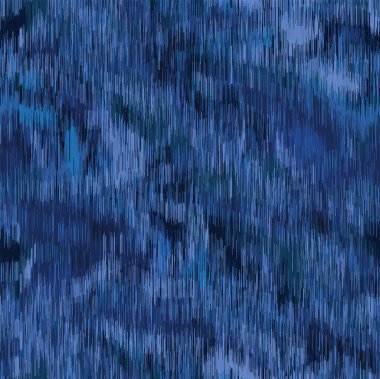 Dark Blue Blotched Background. Water Blot Effect Dye Indigo Texture. Bleached Resist Mottled Seamless Pattern. Marbled Ikat Swirl Textile. Japan Indonesian Allover Print. Repeat Tile Eps 10