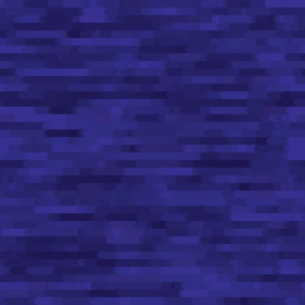 Naadloze textuur van Pixel Denim Blue Melange Marl Blend. Verscheidene Indigo kleurtonen. Dichte Pixelachtige Geluidsstijl. Verstoorde Glitch Streep Stromend Water Effect Achtergrond. Vector Swatch Eps 10 — Stockvector