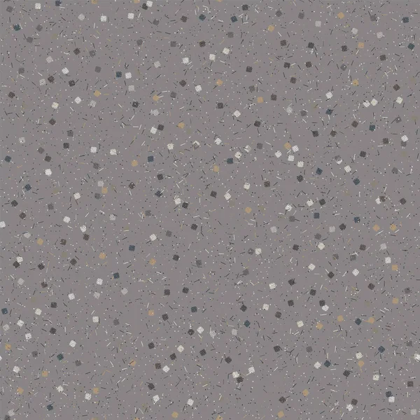 Крошечные конфетти векторной текстуры фона. Ecru gray natural speckles sprinkles seamless pattern. Маленькая микро-вечеринка уши бумажный декор. Фон с эффектом флекса ручной работы. Повторите кафель — стоковый вектор