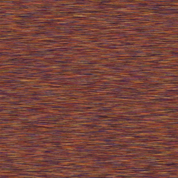 Marl Space Dyed Ombre Background. Texture. Brown Mottled Effect Seamless Pattern. Vibrant Horizontal Stripe Ikat Textile. Multicolored Heathered Melange Line Allover Print. Vector Repeat Tile Eps10 — Stok Vektör