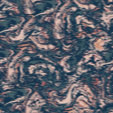 Mermer varyasyonlu Ikat duvar halısı dokusu. Geçmişi. Hint Etnik Dokuma Melanj Efekti. Klasik Halkın Kusursuz Şablonu. Her tarafı duvar kâğıdıyla kaplanmış. Vektör Eps 10