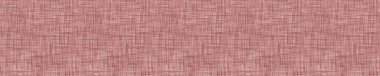 Maroon Red Gray Fransız keten desenli pankart arka planı. Eski Ecru Flax Fiber Kusursuz Desen. Organik İplik Dokuma Kumaşı Efekti. Ecru Bej Kumaş Kenarları. Vektör Eps10