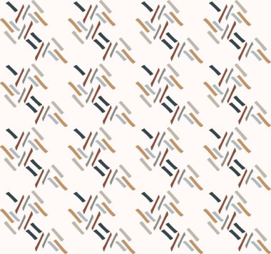 El çizimi tuhaf çizgiler, pürüzsüz desen. Vektör desenli organik haç işaretleri arkaplanı. Oyuncu cinsiyet nötr soyut geometrik taslak baskı üzerinde tekrar. 