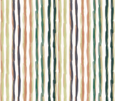 Watercolor vector stripe background. Vertical masculine shirt line seamless pattern. Hand painted wonky striped streak on white backdrop. Preppy modern creative art graphic. Man fashion all over print