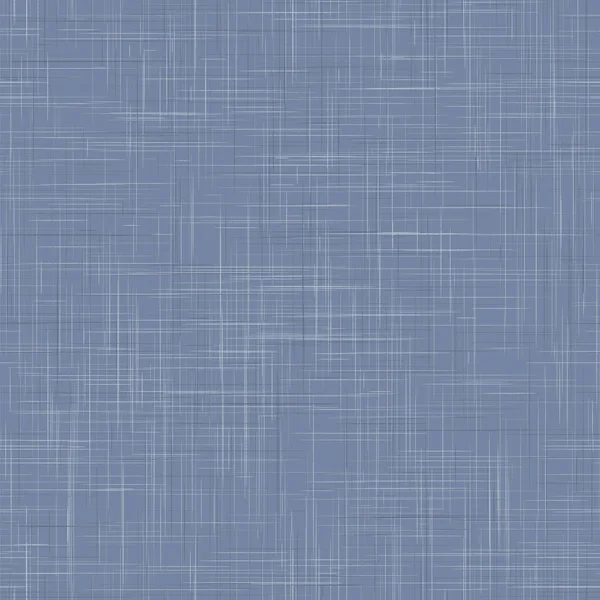Worn French blue woven linen texture background. Старый волокно льна ecru бесшовный узор. Органическая пряжа замыкает ткань тканевого фона. Стирка джинсовой пудры тонкий текстурированный холст. Векторная секция — стоковый вектор