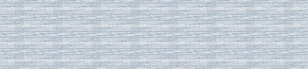 Серый французский льняной вектор сломанной волны полосы границы текстуры бесшовный узор. Мазка кисти на фоне баннера. Деревенский текстиль. Нерегулярная волнистая полосатая тримГрей — стоковый вектор