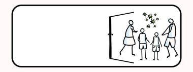 Corona virüsü 19, aile bilgilerini izole etti. Haber yayını karantina desteği. Sağlık hizmetleri posteri. Afiş siyah beyaz. Virüs izolasyon bilgileri. Uyarı desteği