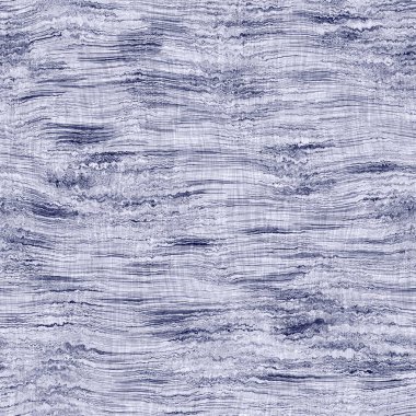 İndigo mavisi örülmüş boro pamuk boyanmış doku arka planı. Kusursuz Japonlar batik numunelerini tekrarlıyor. Buruşmuş kravatlı, boyalı çamaşır suyu. Asya füzyon izin veren kimono tekstili. Giysi izi.