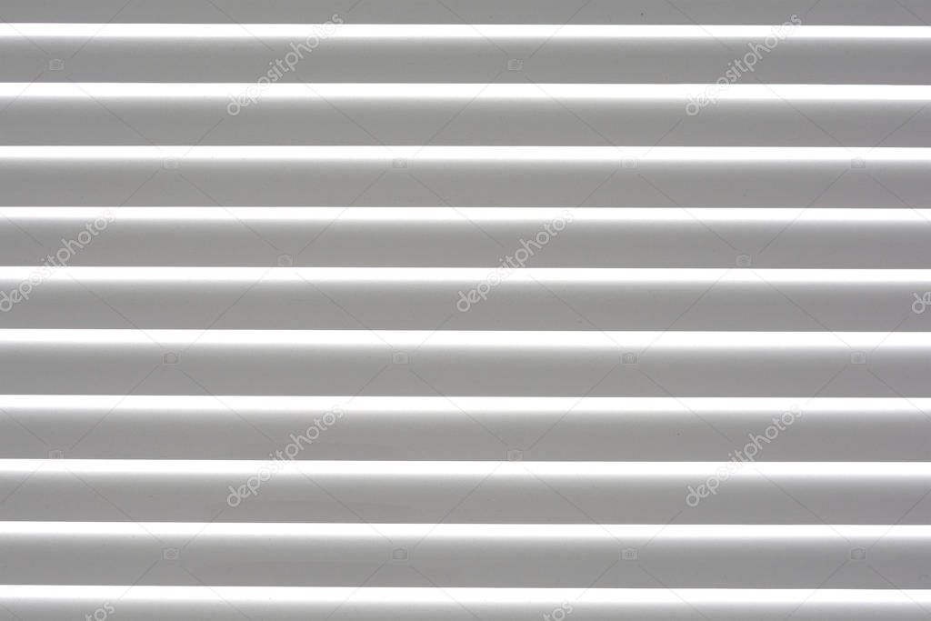 White blinds horizontal background