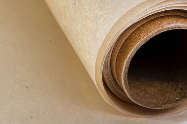 Yakın plan çekimde kâğıt hazırlıyorum. Kavram: Pişirme ve pişirme.